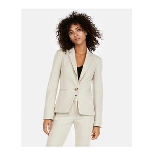 Express Notch Collar One Button Blazer